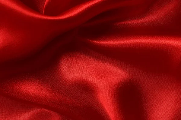 Red Fabric Cloth Texture Background Design Art Work Beautiful Crumpled — Stock Photo, Image