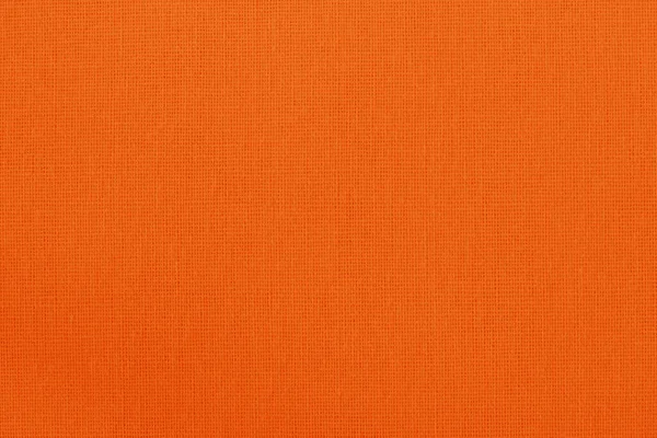 Oranje Katoen Textuur Achtergrond Naadloos Patroon Van Natuurlijke Textiel — Stockfoto
