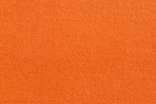オレンジコットン生地の質感の背景 天然繊維のシームレスなパターン — ストック写真