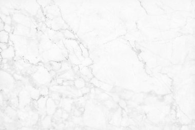Yüksek çözünürlüklü beyaz gri mermer döşeme, iç dekorasyon için pırıl pırıl pırıl desenli doğal fayansların en üst görüntüsü..