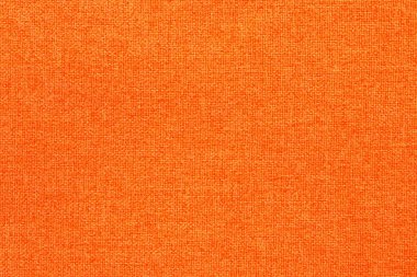 Turuncu kumaş kumaş dokusu arka plan, doğal tekstil deseni..