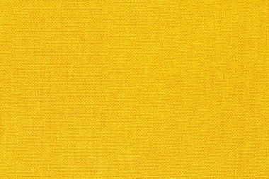 Sarı altın kumaş kumaş dokusu arka plan, doğal tekstil deseni.