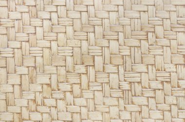 Eski bambu dokuma deseni, arka plan ve tasarım sanatı için örülmüş rattan mat dokusu.