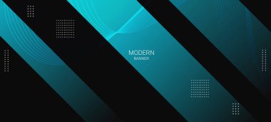 Soyut mavi geometrik gradyan çizgiler çizim modeli arkaplan vektörü