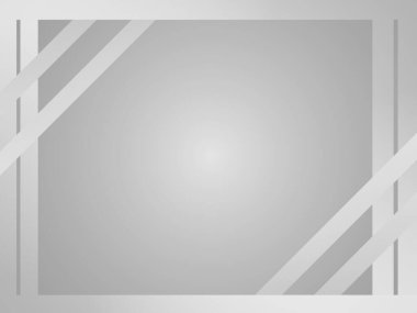 Soyut gri ve beyaz geometrik stil modern arkaplan tasarım vektörü