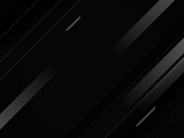 Karanlık geometrik siyah soyut arkaplan zarif tasarım şablon vektörü