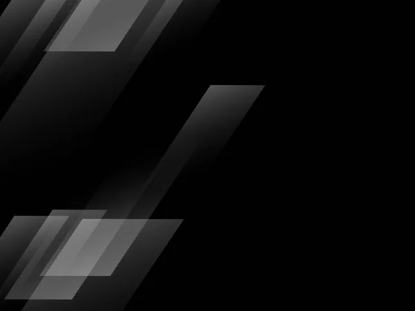 Karanlık Geometrik Siyah Soyut Arkaplan Zarif Tasarım Şablon Vektörü — Stok Vektör