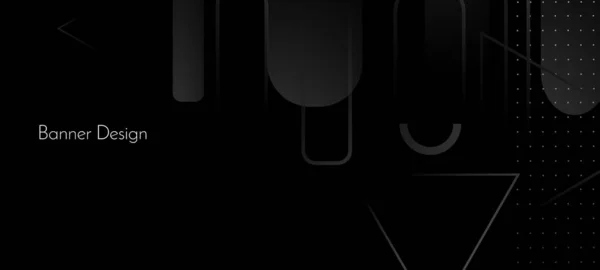 Темний Геометричний Чорний Абстрактний Фон Елегантний Візерунок Дизайну Вектор — стоковий вектор