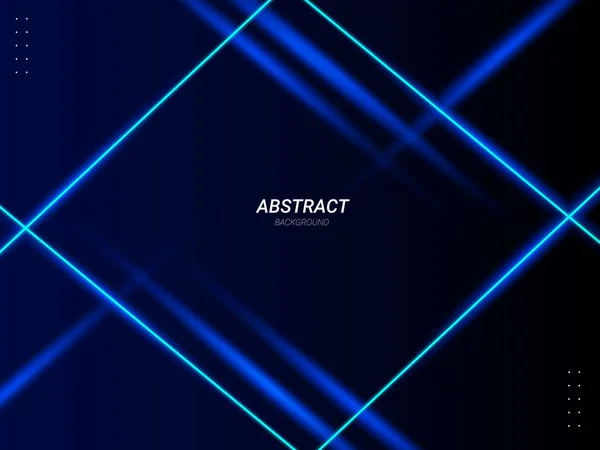 Abstrakt Geometrisch Blau Elegant Verlauf Illustration Banner Muster Hintergrund Vektor — Stockvektor