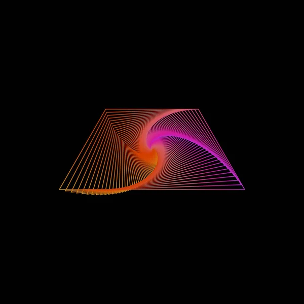 Abstract Geometrisch Kleurrijk Verloop Symbolisch Pictogram Patroon Vector — Stockvector