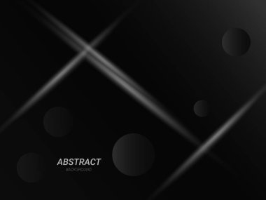 Karanlık geometrik siyah soyut arkaplan zarif tasarım şablon vektörü