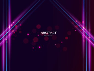 Soyut geometrik mavi zarif çizgiler modern model renkli arkaplan vektörü