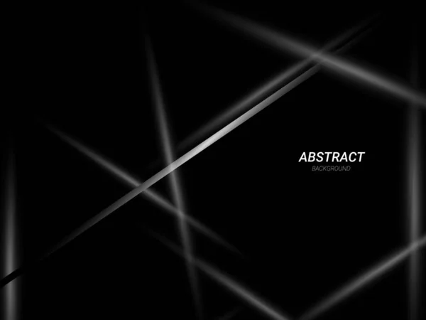 Escuro Geométrico Preto Abstrato Fundo Elegante Design Padrão Vetor —  Vetores de Stock