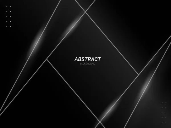 Dark Geometric Black Abstrak Background Elegent Design Vector - Stok Vektor