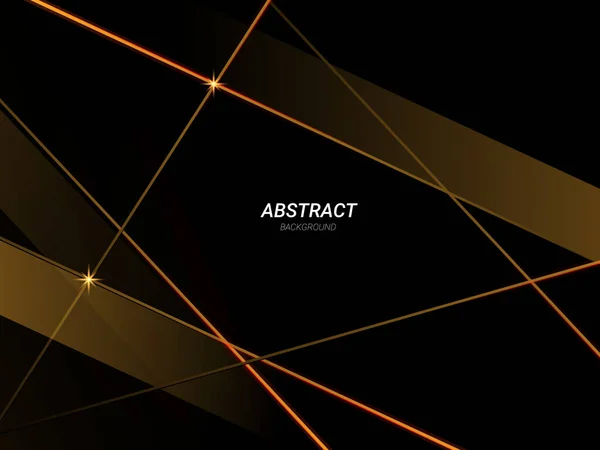 Абстрактні Геометричні Золоті Елегантні Лінії Сучасний Вектор Тла Візерунка — стоковий вектор