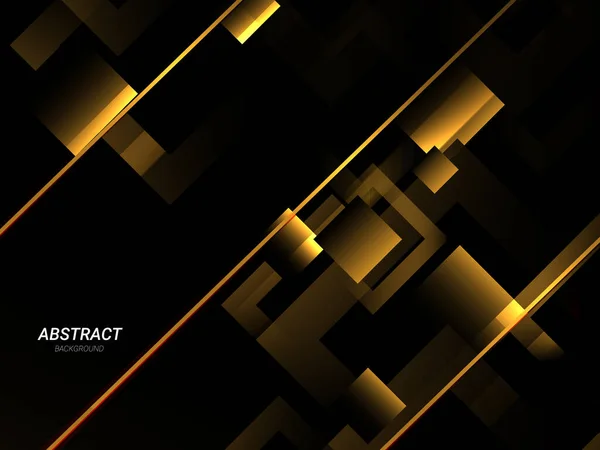 Abstraktes Geometrisches Gold Elegante Linien Modernes Muster Hintergrund Vektor — Stockvektor