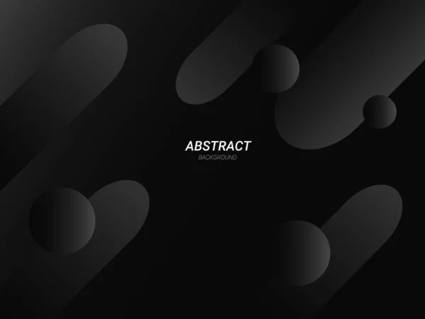 Dark Geometric Black Abstrak Background Elegent Design Vector - Stok Vektor