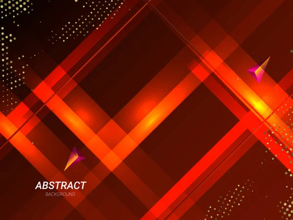 Abstract Geometrisch Rood Elegant Dynamisch Patroon Achtergrond Vector — Stockvector