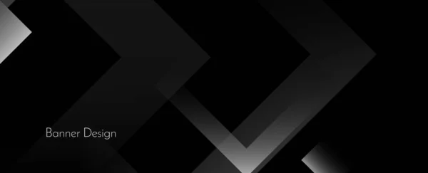 ダーク幾何学的黒抽象的背景パターンベクトル — ストックベクタ