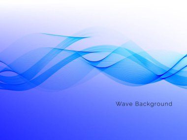 Modern mavi akışkan stil eğimli dalga arkaplan vektörü