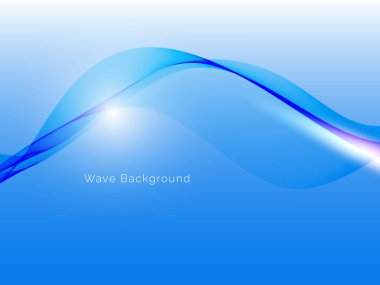 Modern mavi akışkan stil eğimli dalga arkaplan vektörü