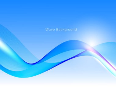 Modern dekoratif dalga stili dinamik arkaplan vektörü