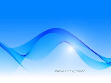 Modern dekoratif dalga stili dinamik arkaplan vektörü