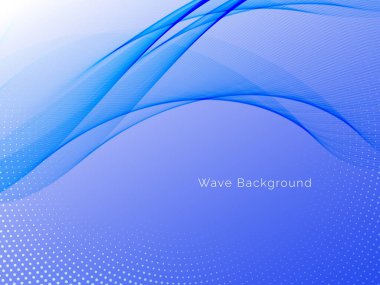 Modern dekoratif dalga stili dinamik arkaplan vektörü