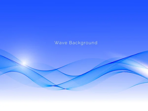 Modern Decorative Wave Stylish Dynamic Background Vector — Stock Vector