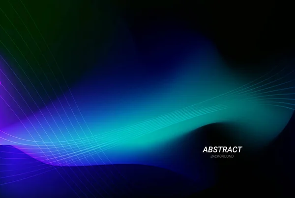 抽象幾何学的なエレガントな青の現代的なパターンのカラフルな背景ベクトル — ストックベクタ
