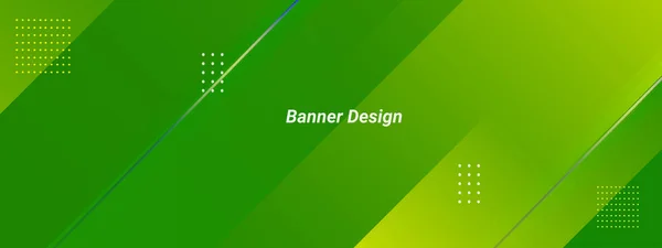 Resumen Geométrico Brillante Decorativo Verde Moderno Colorido Diseño Fondo Vector — Vector de stock