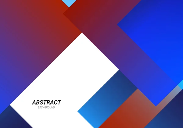 Abstrait Géométrique Décoratif Bleu Rouge Couleur Conception Coloré Fond Vecteur — Image vectorielle