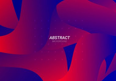 Modern dekoratif renkli tasarım şablon dinamik arkaplan vektörü