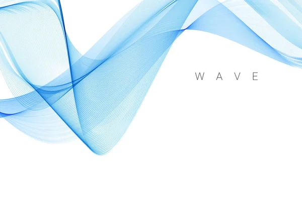 Абстрактний Гладкий Сучасний Синій Колір Хвилі Фон Вектор — стоковий вектор