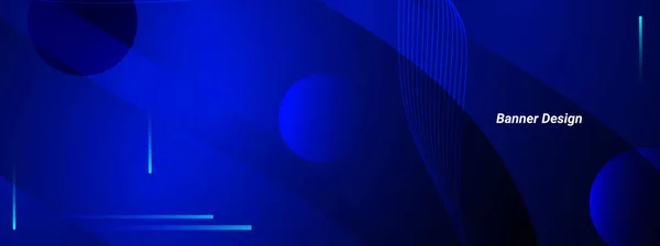 Abstrato Geométrico Elegante Azul Moderno Design Colorido Fundo Vetor — Vetor de Stock
