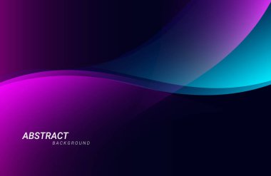 Soyut geometrik desen zarif neon efekt parlak arkaplan vektörü 