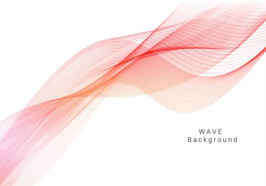 Soyut renkli modern dalga arkaplan vektörü