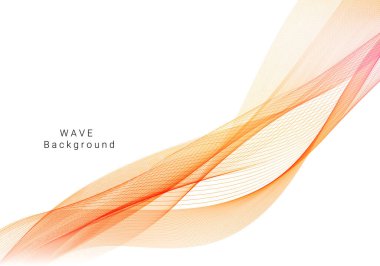 Soyut modern dinamik stil kırmızı ve sarı desenli dalga pankart arka plan vektörü