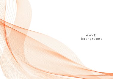 Dekoratif tasarım modern desen, zarif sarı dalga arkaplan vektörü