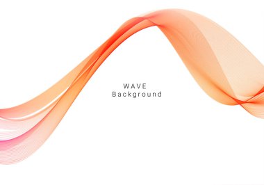 Soyut renkli modern dalga arkaplan vektörü