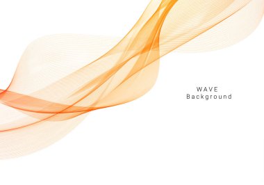 Dekoratif tasarım modern desen, zarif sarı dalga arkaplan vektörü