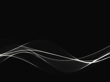 Abstract gray flowing wave background vector illustration vector