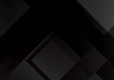 Karanlık geometrik siyah soyut arkaplan zarif tasarım şablon vektörü