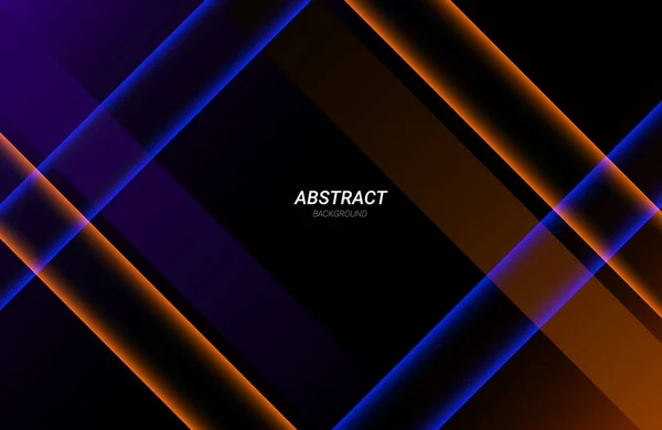 Abstrakte Geometrische Attraktive Glänzende Neon Effekt Illustration Muster Hintergrund Vektor — Stockvektor
