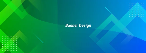 Astratto Geometrico Elegante Modello Moderno Colorato Banner Sfondo Vettore — Vettoriale Stock
