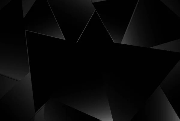 Αφηρημένο Σκούρο Μαύρο Γεωμετρικό Υπόβαθρο — Διανυσματικό Αρχείο