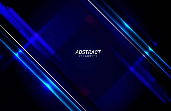 Abstract Geometric Modern Stylish Smooth Dark Banner Background Vector — Stockvector