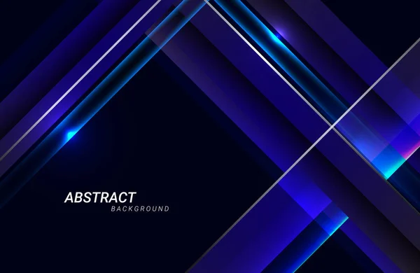 Abstract Geometric Modern Stylish Smooth Dark Banner Background Vector — Stock Vector