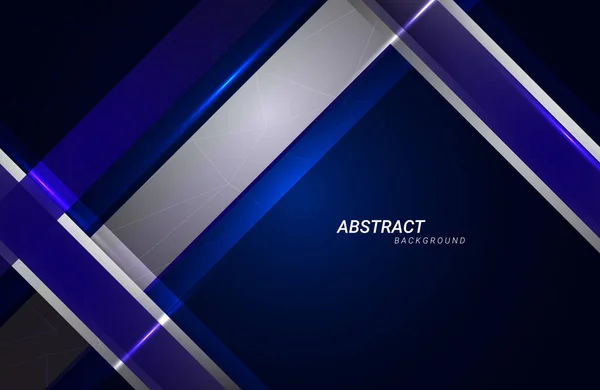 Abstract Geometric Modern Stylish Smooth Dark Banner Background Vector — 스톡 벡터