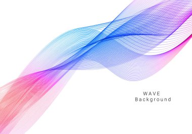 Renkli dinamik dalga tasarımı stil arkaplan vektörü